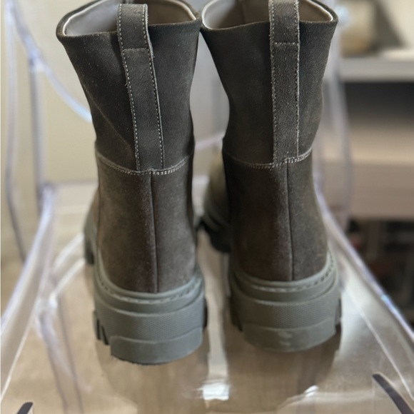 GIABORGHINI Chunky-Sol-Cal- Suede Boots - Picture 4 of 5